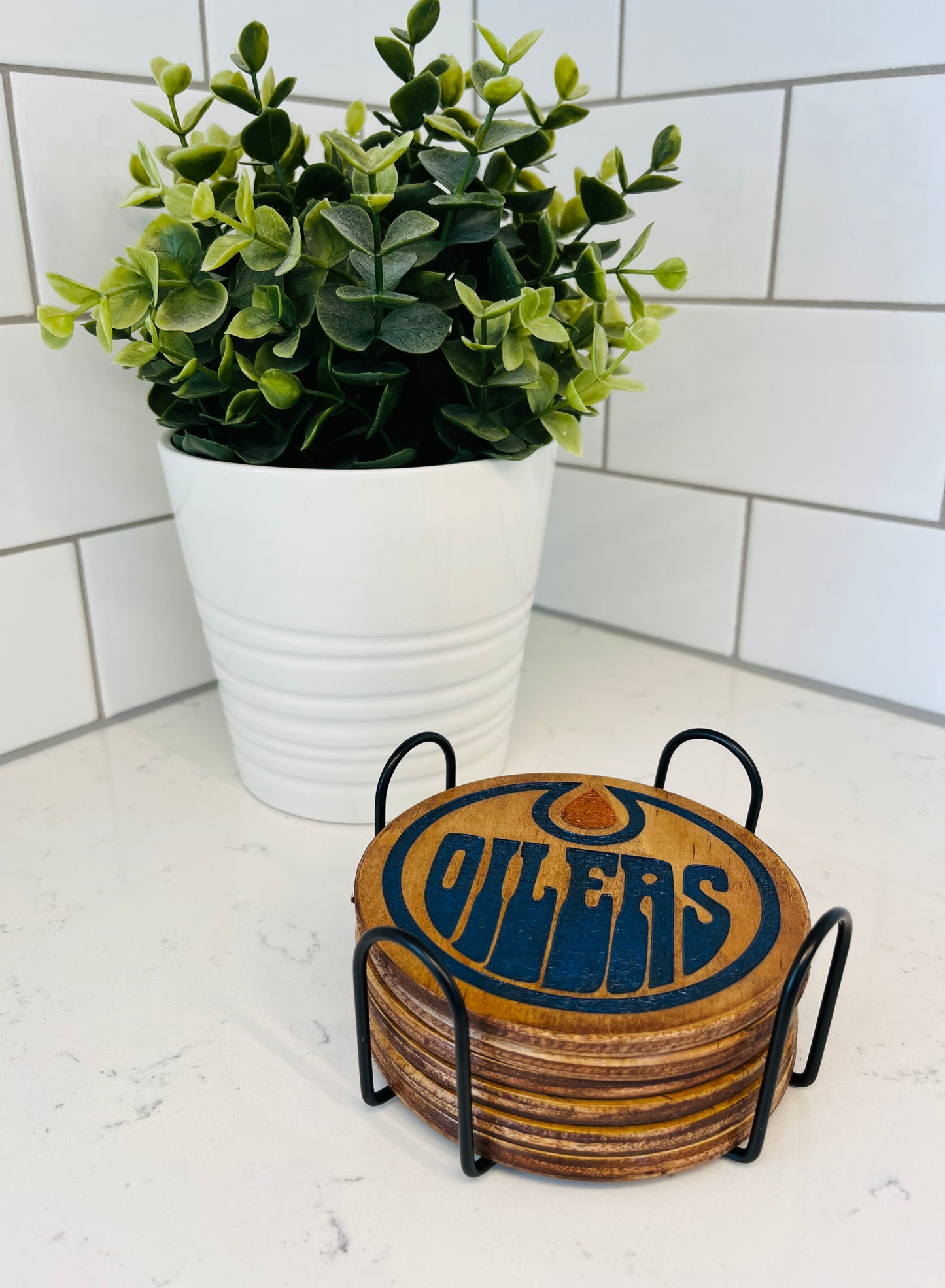 Coaster Set - Edmonton Oilers