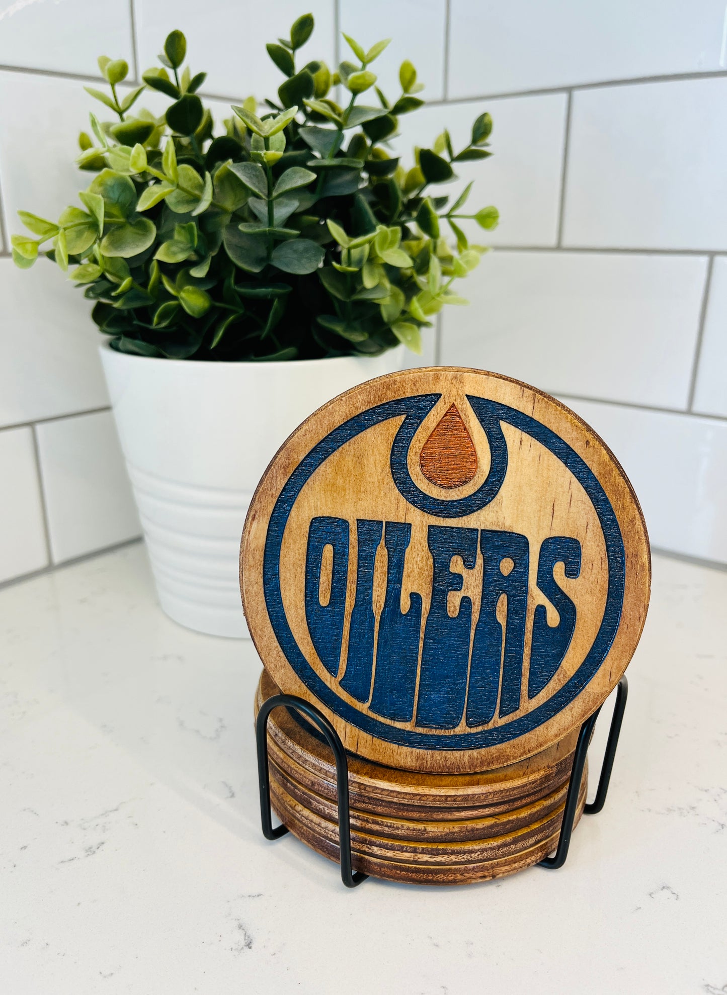 Coaster Set - Edmonton Oilers