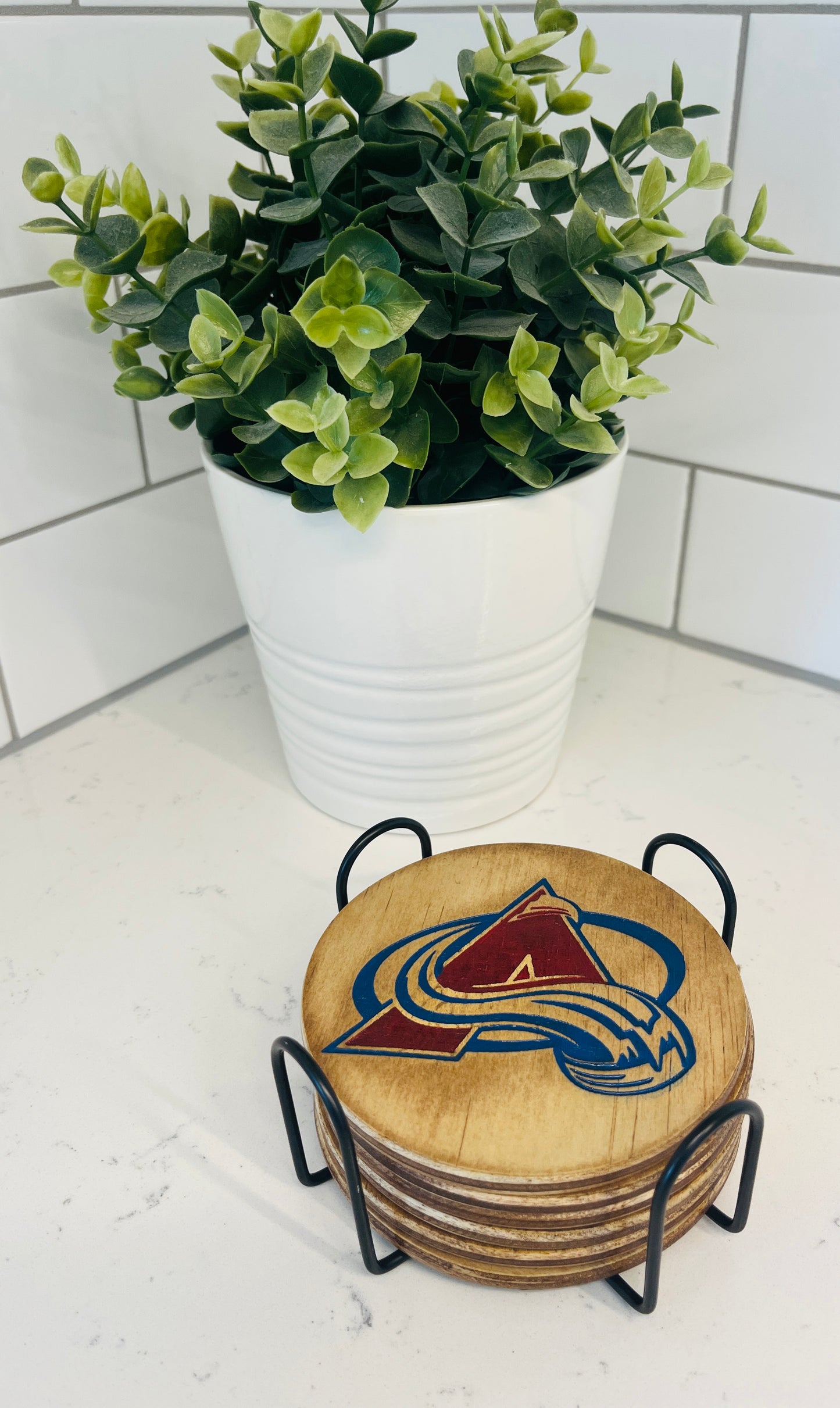 Coaster Set - Colorado Avalanche