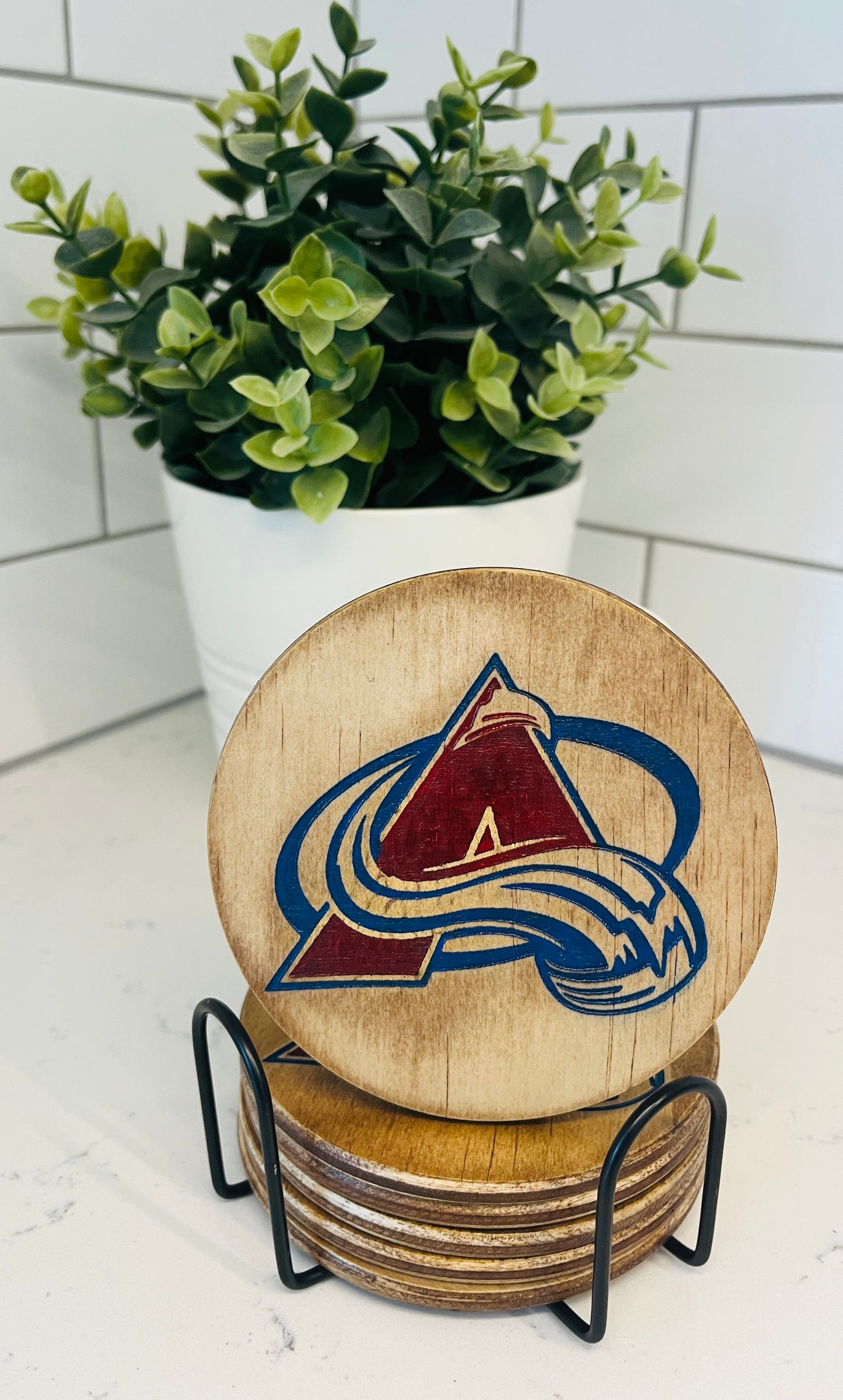 Coaster Set - Colorado Avalanche
