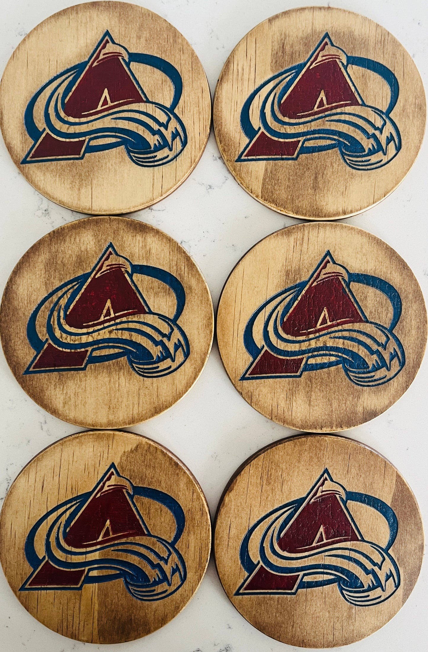 Coaster Set - Colorado Avalanche
