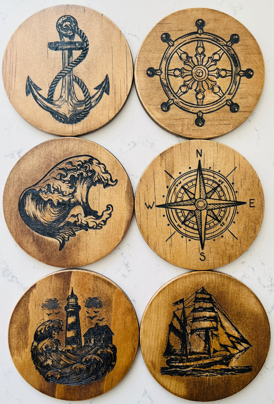 Coaster Set - Nautical